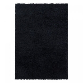 Ayyildiz, Kusový koberec Sydney Shaggy 3000 black, 300x400, čierna, obývacia izba