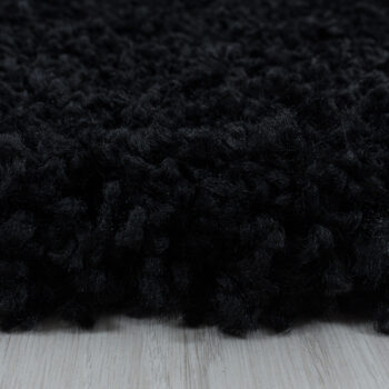 Ayyildiz, Kusový koberec Sydney Shaggy 3000 black, 300x400, čierna, obývacia izba