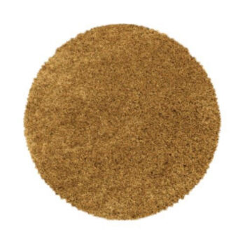 Ayyildiz, Kusový koberec Sydney Shaggy 3000 gold kruh, 120x120 (priemer) kruh, žltá, obývacia izba