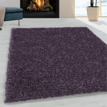 Ayyildiz, Kusový koberec Sydney Shaggy 3000 violett, 80x150, fialová, obývacia izba