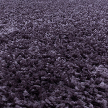 Ayyildiz, Kusový koberec Sydney Shaggy 3000 violett kruh, 120x120 (priemer) kruh, fialová, obývacia izba