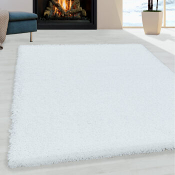 Ayyildiz, Kusový koberec Sydney Shaggy 3000 white, 300x400, biela, obývacia izba
