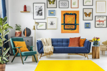 B-line, Kusový koberec Spring Yellow, 40x60, žltá, obývacia izba