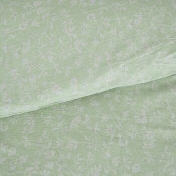 B.E.S. Petrovice Bavlnené obliečky Exkluziv Green flowers, 140 x 200 cm, 70 x 90 cm