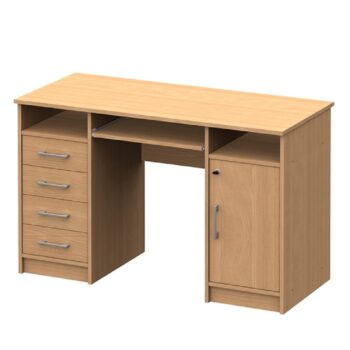 PC stôl B9 2 New v prevedení buk je ideálnym riešením pre tých, ktorí hľadajú funkčný a moderný nábytok do svojho interiéru. Tento stôl od značky KONDELA ponúka praktické využitie s dostatkom úložného priestoru, čo ho robí vhodným pre rôzne typy pracovných priestorov.