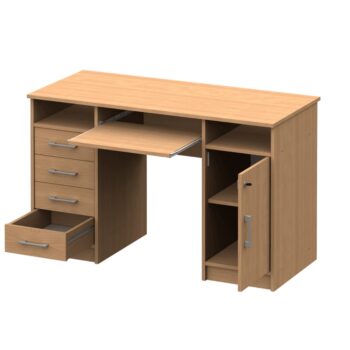 KONDELA B9 2 New pc stôl buk – Obrázok 2