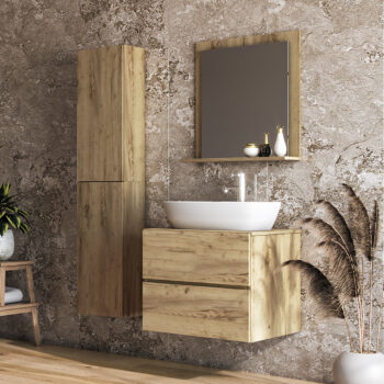 Kúpeľňová skrinka na stenu (2 ks) BALETA 2S poskytne mimoriadny úložný priestor pre všetky uteráky, kozmetické prípravky a iné drobnosti, ktoré v kúpelni nesmú chýbať. Komplet dvoch rovnakých skriniek zo sebou nesie veľké výhody v ich zavesení na stenu. Môžete ich zavesiť zvisle vedľa seba,…