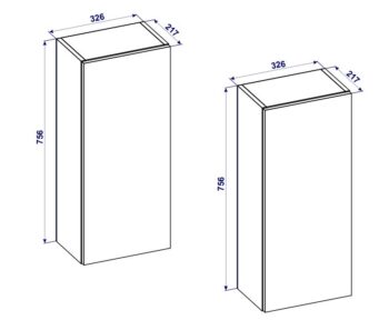 Kúpeľňová skrinka na stenu (2 ks) BALETA 2S poskytne mimoriadny úložný priestor pre všetky uteráky, kozmetické prípravky a iné drobnosti, ktoré v kúpelni nesmú chýbať. Komplet dvoch rovnakých skriniek zo sebou nesie veľké výhody v ich zavesení na stenu. Môžete ich zavesiť zvisle vedľa seba,…