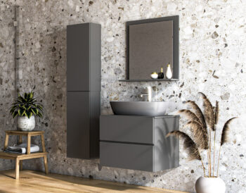 Kúpeľňová skrinka na stenu (2 ks) BALETA 2S poskytne mimoriadny úložný priestor pre všetky uteráky, kozmetické prípravky a iné drobnosti, ktoré v kúpelni nesmú chýbať. Komplet dvoch rovnakých skriniek zo sebou nesie veľké výhody v ich zavesení na stenu. Môžete ich zavesiť zvisle vedľa seba,…