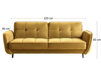 Praktický a pohodlný nábytok, ktorý nezaberie veľa miesta a zároveň bude miestom pre oddych a relax, sa môže stať súčasťou aj Vašej domácnosti v podobe rozkladacej pohovky s úložným priestorom BALTINO. Elegancia a štýl sedačky je ešte viac podškrtnutá vysokými drevenými nožičkami čiernej farby,…