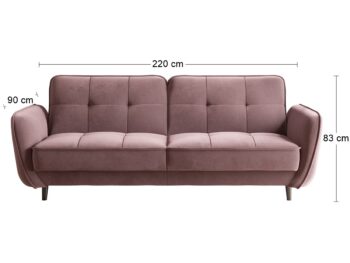 Praktický a pohodlný nábytok, ktorý nezaberie veľa miesta a zároveň bude miestom pre oddych a relax, sa môže stať súčasťou aj Vašej domácnosti v podobe rozkladacej pohovky s úložným priestorom BALTINO. Elegancia a štýl sedačky je ešte viac podškrtnutá vysokými drevenými nožičkami čiernej farby,…