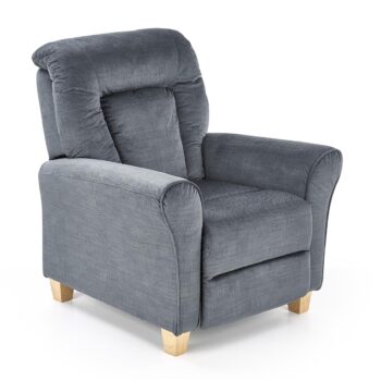 Elegantné relaxačné kreslo BARD zaujme klasickým dizajnom, ktorý Vás vráti do detských čias. Rozmery kresla sú (ŠxHxV): 90x90-158x76-102 cm, výška sedu je 47 cm. Je odeté do príjemnej látky, vďaka čomu je operadlo i sedacia časť príjemne mäkké a pohodlné. Nohy kresla sú z masívneho dreva. Nadčasové…
