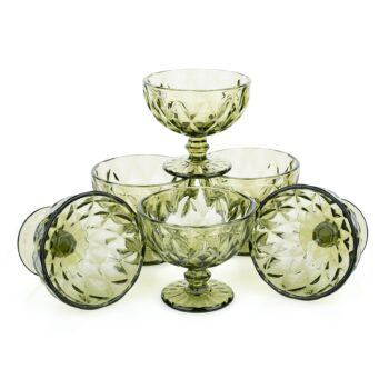 Predstavujeme vám elegantný pohár na zmrzlinu Barolo Typ 5, ktorý je ideálnym doplnkom pre každú domácnosť. Tento set obsahuje šesť kusov pohárov s objemom 300 ml, ktoré sú vyrobené z kvalitného skla a ponúkajú moderný vzhľad v sviežej zelenej farbe. Poháre sú navrhnuté tak, aby priniesli do…