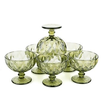 Predstavujeme vám elegantný pohár na zmrzlinu Barolo Typ 5, ktorý je ideálnym doplnkom pre každú domácnosť. Tento set obsahuje šesť kusov pohárov s objemom 300 ml, ktoré sú vyrobené z kvalitného skla a ponúkajú moderný vzhľad v sviežej zelenej farbe. Poháre sú navrhnuté tak, aby priniesli do…