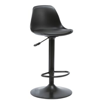 Elegantná barová stolička DOBBY je ideálna do moderne zariadenej domácnosti. Rozmery stoličky sú (ŠxHxV): 38x38,5x83,5-103,5 cm. Nastaviteľná výška sedu je v rozpätí 60-80 cm sa nastavuje jednoduchým mechanizmom pomocou páčky pod otočným sedadlom stoličky. Hĺbka sedu je 32 cm a šírka sedu je 38 cm.…