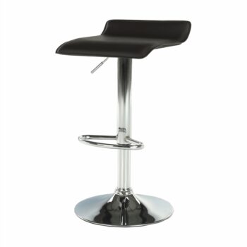 Barová stolička LARIA NEW je veľmi pohodlná a pekná preto si ju ľahko obľúbite. Rozmery stoličky sú (ŠxHxV): 37x38,5x64-85. Potešiť Vás tiež môže otočné výškovo nastaviteľné sedadlo v rozpätí 64-85 cm. O stabilitu sa postará pevná chrómová konštrukcia. Pohodlné sedenie zas zaručí ekokoža, ktorou je…