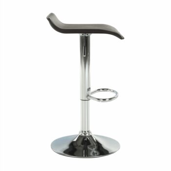 Barová stolička LARIA NEW je veľmi pohodlná a pekná preto si ju ľahko obľúbite. Rozmery stoličky sú (ŠxHxV): 37x38,5x64-85. Potešiť Vás tiež môže otočné výškovo nastaviteľné sedadlo v rozpätí 64-85 cm. O stabilitu sa postará pevná chrómová konštrukcia. Pohodlné sedenie zas zaručí ekokoža, ktorou je…