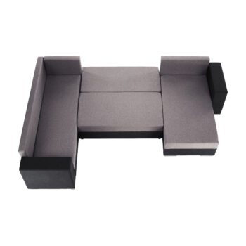 Rohová sedačka U s rozkladom Belen New Roh U L/P v elegantnej tmavosivej a sivej farbe je ideálnym riešením pre moderné interiéry. Táto sedačka značky KONDELA ponúka nielen štýlový vzhľad, ale aj praktické funkcie, ktoré ocení každá domácnosť. Je vyrobená z kvalitnej látky, ktorá zaručuje dlhú…