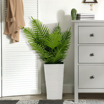 Plastový kvetináč Benel v elegantnej bielej farbe je ideálnym doplnkom pre váš interiér aj exteriér. Tento moderný kvetináč od značky KONDELA sa vyznačuje jednoduchým a čistým dizajnom, ktorý sa hodí do každého prostredia. Vďaka svojmu okrúhlemu tvaru a svetlej farebnosti prinesie do vášho…