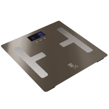 Digitálna osobná váha Berlingerhaus BH-9103 v elegantnej sivej farbe je ideálnym doplnkom pre každú modernú domácnosť. Táto váha, vyrobená z kvalitného vytvrdeného skla, ponúka nielen presné meranie hmotnosti, ale aj štýlový vzhľad, ktorý sa hodí do akéhokoľvek interiéru.