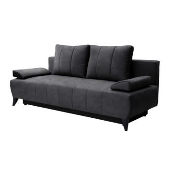 Rozkladacia pohovka s úložným priestorom Bero v elegantnej sivej farbe je ideálnym riešením pre moderné interiéry. Táto pohovka od značky KONDELA kombinuje funkčnosť a štýl, čím sa stáva praktickým doplnkom každej obývačky. Vďaka rozkladacej funkcii ju ľahko premeníte na pohodlné lôžko…