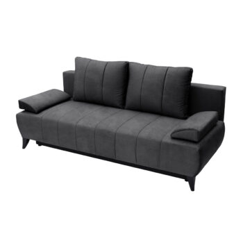 Rozkladacia pohovka s úložným priestorom Bero v elegantnej sivej farbe je ideálnym riešením pre moderné interiéry. Táto pohovka od značky KONDELA kombinuje funkčnosť a štýl, čím sa stáva praktickým doplnkom každej obývačky. Vďaka rozkladacej funkcii ju ľahko premeníte na pohodlné lôžko…