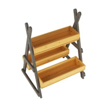 Zútulnite si domov, záhradu či teraz s krásnymi kvetmi, ktoré dodajú priestoru život. Ak hľadáte miesto pre Vaše kvety, ktoré chcete mať krásne a usporiadane poukladané, drevený stojan na kvety BERON bude pre Vás prvou voľbou pri výbere. Konštrukcia je v príjemnom sivom farebnom prevedení…