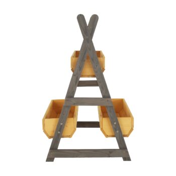 Zútulnite si domov, záhradu či teraz s krásnymi kvetmi, ktoré dodajú priestoru život. Ak hľadáte miesto pre Vaše kvety, ktoré chcete mať krásne a usporiadane poukladané, drevený stojan na kvety BERON bude pre Vás prvou voľbou pri výbere. Konštrukcia je v príjemnom sivom farebnom prevedení…