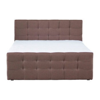 Čalúnená manželská posteľ s matracom Best 140 v elegantnej hnedej farbe je ideálnym riešením pre tých, ktorí hľadajú moderný a praktický nábytok do spálne. Táto posteľ ponúka nielen štýlový vzhľad, ale aj vysokú funkčnosť vďaka úložnému priestoru, ktorý je súčasťou konštrukcie.