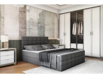 Čalúnená manželská posteľ s matracom Best 140 v elegantnej sivej farbe je ideálnym riešením pre moderné interiéry. Táto posteľ, vyrobená z kvalitnej látky, ponúka nielen štýlový vzhľad, ale aj praktické funkcie. S rozmermi plochy na spanie 140 x 200 cm poskytuje dostatok priestoru pre pohodlný…