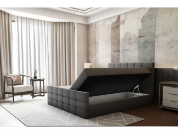 Čalúnená manželská posteľ s matracom Best 140 v elegantnej sivej farbe je ideálnym riešením pre moderné interiéry. Táto posteľ, vyrobená z kvalitnej látky, ponúka nielen štýlový vzhľad, ale aj praktické funkcie. S rozmermi plochy na spanie 140 x 200 cm poskytuje dostatok priestoru pre pohodlný…