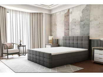 Čalúnená manželská posteľ s matracom Best 140 v elegantnej sivej farbe je ideálnym riešením pre moderné interiéry. Táto posteľ, vyrobená z kvalitnej látky, ponúka nielen štýlový vzhľad, ale aj praktické funkcie. S rozmermi plochy na spanie 140 x 200 cm poskytuje dostatok priestoru pre pohodlný…