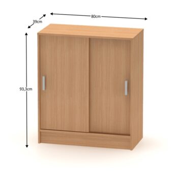 Komoda s posuvnými dverami Betty New 4 BE04-009-00 v prevedení buk je ideálnym riešením pre tých, ktorí hľadajú praktický a moderný nábytok do svojho interiéru. Táto komoda od značky KONDELA ponúka elegantný dizajn, ktorý sa hodí do rôznych typov miestností, či už ide o obývačku, spálňu alebo…