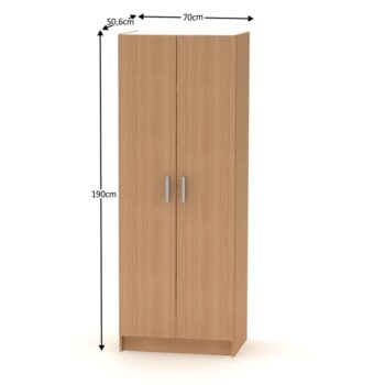 Dvojdverová šatníková skriňa Betty New 7 BE07-009-00 v elegantnom bukovom prevedení je ideálnym riešením pre tých, ktorí hľadajú praktický a moderný úložný priestor do svojho interiéru. Táto skriňa je navrhnutá tak, aby splnila všetky vaše potreby na uskladnenie oblečenia…