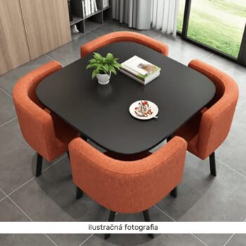 Jedálenský set Bevis New 1+4 v elegantnej kombinácii čiernej a dubovej farby je ideálnym riešením pre moderné interiéry. Tento set, ktorý patrí do kategórie nábytku pre kuchyňu a jedáleň, ponúka štýlový vzhľad a praktickosť v jednom. Skladá sa z okrúhleho stola a štyroch…