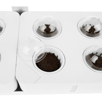 BIOR: Inteligentný kvetináč s LED osvetlením Bior - biela; materiál: plast; rozmery (ŠxHxV): 45x19x47,5 cm.