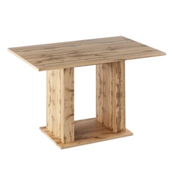 Jedálenský stôl Bistro s rozmermi 119x79 cm v elegantnom prevedení dub wotan je ideálnym riešením pre moderné interiéry. Tento stôl od značky KONDELA sa vyznačuje svojou jednoduchosťou a funkčnosťou, čo ho robí vhodným pre každodenné použitie v kuchyni alebo jedálni.
