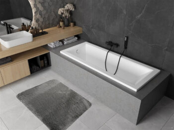 BO-MA, Kúpeľňová predložka Rabbit New dark grey, 60x90, šedá, kúpeľňa