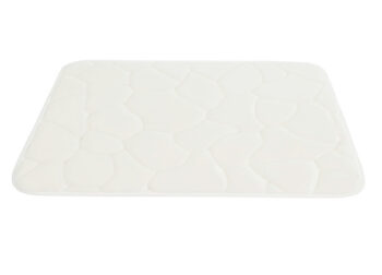 BO-MA, Protišmyková kúpeľňová predložka 3D 0133 White, 50x40, biela, kúpeľňa