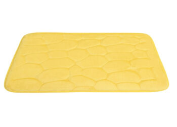 BO-MA, Protišmyková kúpeľňová predložka 3D 0133 yellow, 50x80, žltá, kúpeľňa