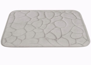 BO-MA, Protišmyková kúpeľňová predložka 3D 133 sand, 50x80, šedá, kúpeľňa