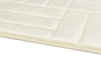 BO-MA, Protišmyková kúpeľňová predložka 3D 667 cream, 50x80, biela, kúpeľňa