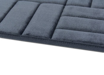 BO-MA, Protišmyková kúpeľňová predložka 3D 667 dark grey, 50x80, šedá, kúpeľňa