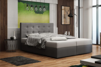 Štýlová a elegantná posteľ BONEMI je v modernom prevedení. Patrí medzi postele typu BOXSPRING. Výrazným dizajnovým prvkom je jej čelo, ktoré tiež ochráni vašu stenu pred oderom.Posteľ je čalúnená. Použitá je látka COSMIC 160.  Súčasťou postele je kvalitný bonellový matrac. Pre väčší komfort si môžete dokúpiť praktický vrchný krycí matrac TOPPER (viď. doporučené produkty).Disponuje veľkým úložným priestorom, ktorý je vhodný na uloženie perín, obliečok a podobne.Rozmery (š,v,h): 143 x 101 x 217 cm.  Výška čela postele: 101 cm. Výška spacej plochy: 42 cm. Matrac o výške 18 cm. Spacia plocha: 140 x 200 cm.V našej ponuke nájdete aj ďalšie prevedenia a rozmery manželských postelí BONEMI 1.Dodávame v demontovanom stave.