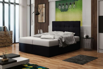 Štýlová a elegantná posteľ BONEMI je v modernom prevedení. Patrí medzi postele typu BOXSPRING. Výrazným dizajnovým prvkom je jej čelo, ktoré tiež ochráni vašu stenu pred oderom.Posteľ je čalúnená. Použitá je látka COSMIC 100.  Súčasťou postele je kvalitný bonellový matrac. Pre väčší komfort si môžete dokúpiť praktický vrchný krycí matrac TOPPER (viď. doporučené produkty).Disponuje veľkým úložným priestorom, ktorý je vhodný na uloženie perín, obliečok a podobne.Rozmery (š,v,h): 143 x 101 x 217 cm.  Výška čela postele: 101 cm. Výška spacej plochy: 42 cm. Matrac o výške 18 cm. Spacia plocha: 140 x 200 cm.V našej ponuke nájdete aj ďalšie prevedenia a rozmery manželských postelí BONEMI.Dodávame v demontovanom stave.
