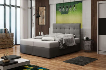Štýlová a elegantná posteľ BONEMI je v modernom prevedení. Patrí medzi postele typu BOXSPRING. Výrazným dizajnovým prvkom je jej čelo, ktoré tiež ochráni vašu stenu pred oderom.Posteľ je čalúnená. Použitá je látka COSMIC 160.  Súčasťou postele je kvalitný bonellový matrac. Pre väčší komfort si môžete dokúpiť praktický vrchný krycí matrac TOPPER (viď. doporučené produkty).Disponuje veľkým úložným priestorom, ktorý je vhodný na uloženie perín, obliečok a podobne.Rozmery (š,v,h): 143 x 101 x 217 cm.  Výška čela postele: 101 cm. Výška spacej plochy: 42 cm. Matrac o výške 18 cm. Spacia plocha: 140 x 200 cm.V našej ponuke nájdete aj ďalšie prevedenia a rozmery manželských postelí BONEMI.Dodávame v demontovanom stave.
