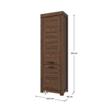 Jednodverový regál Boras 2D v elegantnom prevedení dub hnedý je ideálnym riešením pre tých, ktorí hľadajú praktický a moderný nábytok do svojho interiéru. Tento regál od značky KONDELA ponúka jednoduchý a čistý dizajn, ktorý sa hodí do rôznych typov priestorov, vrátane…