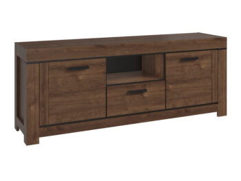 TV stolík Boras 2D1S v elegantnom prevedení dub hnedý je ideálnym riešením pre moderné interiéry. Tento kus nábytku od značky KONDELA ponúka nielen praktickosť, ale aj štýlový vzhľad, ktorý sa hodí do každej obývačky.