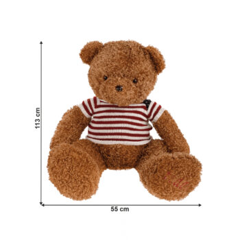 Plyšový medveď Bowen s výškou 113 cm v svetlohnedej farbe je ideálnym spoločníkom pre deti aj dospelých. Tento roztomilý medvedík od značky KONDELA prinesie do vášho interiéru kúsok radosti a pohodlia. Je vyrobený z kvalitného polyesteru, ktorý je príjemný na dotyk a zároveň odolný voči…