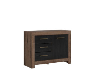 BLACK RED WHITE Balin KOM1D3S komoda dub monastery / dub čierny – Obrázok 2